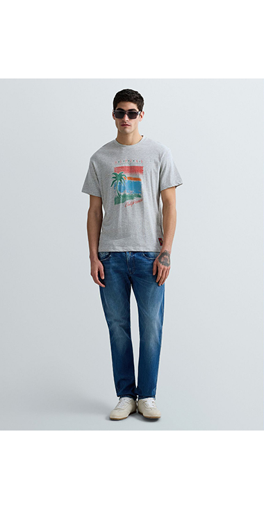 コットンジャージCALIFORNIA Tシャツ 詳細画像